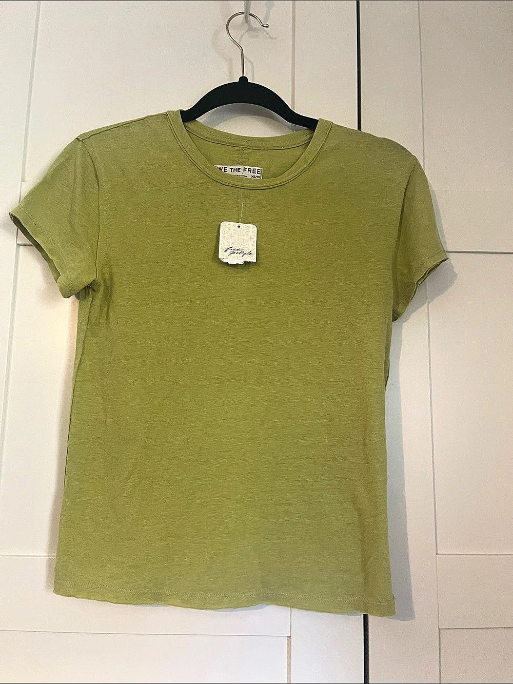 We The Free Short Sleeve Tee in Green XS NWT